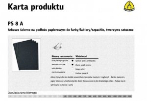 K.PAPIER ŚCIER.WODNY  P 500 PS8A/50szt *