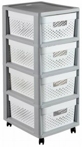 CURVER REGAŁ INFINITY KD 4X10L AŻUROWY