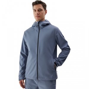 Kurtka męska softshell 4F M283 denim 4FWAW24TSOFM283 32S  2XL