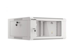 SZAFA INSTALACYJNA RACK WISZĄCA 19 4U 600 SZARA DRZWI SZKLANE LANBERG (ZŁOŻONA)