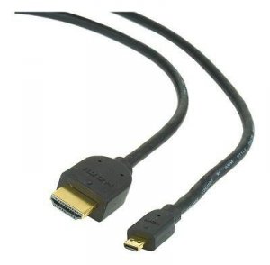 KABEL HDMI-MICRO HDMI 1.8M V.2.0 BLK CC-HDMID-6 GEMBIRD