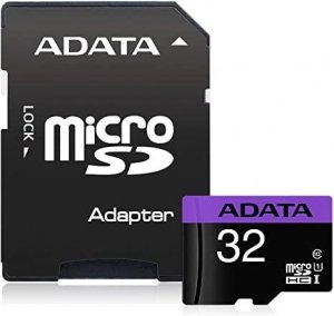 PAMIĘĆ MICRO SDHC 32GB W/ADAP. AUSDH32GUICL10-RA1 ADATA