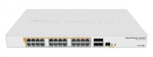 ROUTER / PRZEŁĄCZNIK SIECIOWY 24 POE+/SFP+ CRS328-24P-4S+RM MIKROTIK