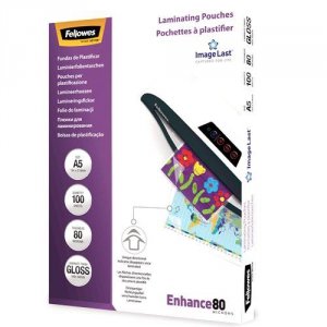 LAMINATOR POUCH IMAGELAST A5 80 100PCS 5306002 FELLOWES