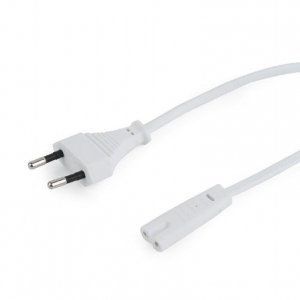 KABEL ZASILAJĄCY EU 1.8M WHITE PC-184/2-W GEMBIRD