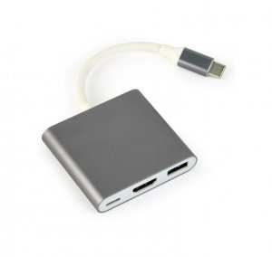 ADAPTER I / O USB-C TO HDMI/USB3 USB-C A-CM-HDMIF-02-SG GEMBIRD