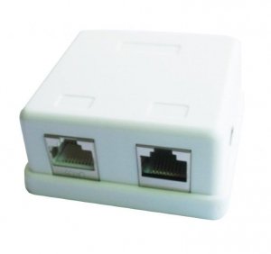KABEL ACC MOUNT BOX 2XCAT5E NCAC-HS-SMB2 GEMBIRD