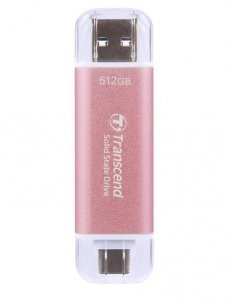SSD USB3.0 512GB EXT. A/C/PINK TS512GESD310P TRANSCEND