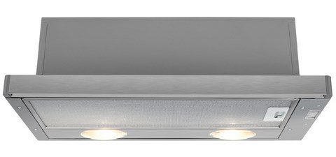 Okap podszafkowy teleskopowy BEKO HNT61210X  srebrny stal nierdzewna