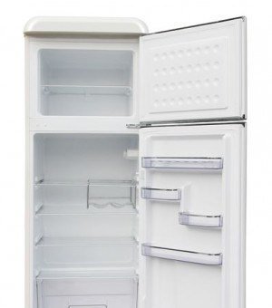 Lodówka Retro Ravanson LKK-210RC (545mm x 1470mm x 585 mm; 157l; Klasa A++; kremowy)