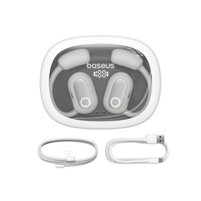 Słuchawki bezprzewodowe Baseus Eli Fit Open-Ear (biały)