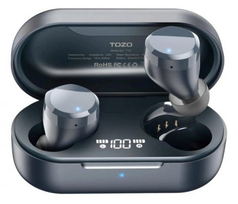 Słuchawki TWS TOZO T12S Black