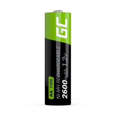 GREEN CELL AKUMULATORKI PALUSZKI 4X AA R6 2600MAH