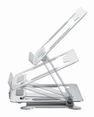 GEMBIRD SKŁADANA PODSTAWKA POD NOTEBOOKA 15,6&quot; SREBRNA