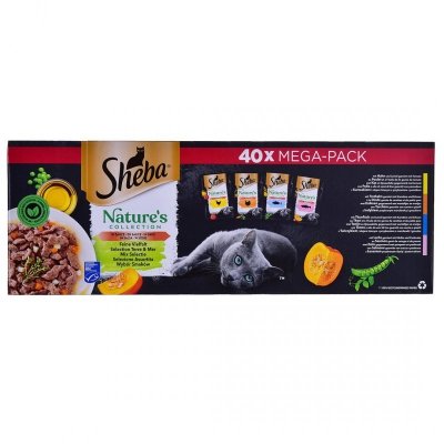 SHEBA Nature&#039;s Collection Mix - mokra karma dla kota - 40x85 g