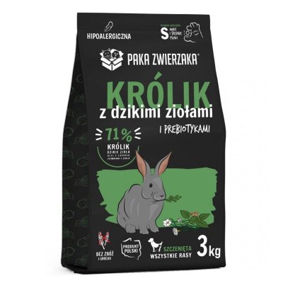 Paka Zwierzaka Seventh Heaven Królik z dzikimi ziołami PUPPY &#039;&#039;S&#039;&#039; 3kg