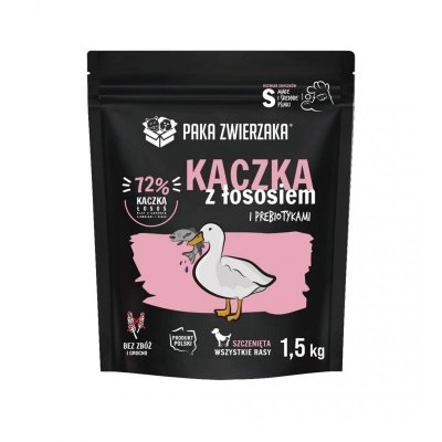 Paka Zwierzaka Seventh Heaven Kaczka z łososiem PUPPY &#039;&#039;S&#039;&#039; 1,5kg