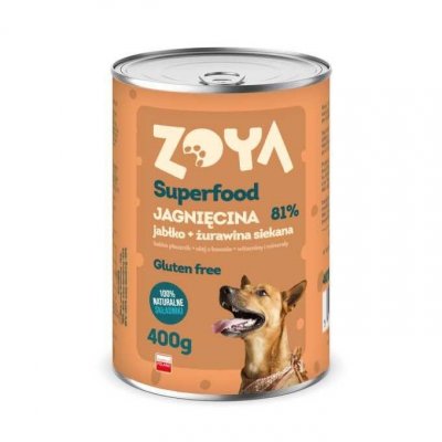 ZOYA Jagnięcina - Superfood - Karma mokra dla psów - 400g