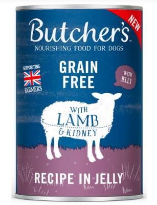 BUTCHER&#039;S Original Recipe in Jelly Jagnięcina w galaretce - mokra karma dla psa - 400 g