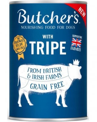 BUTCHER&#039;S Original Tripe Mix Pasztet ze żwaczem - mokra karma dla psa - 400 g