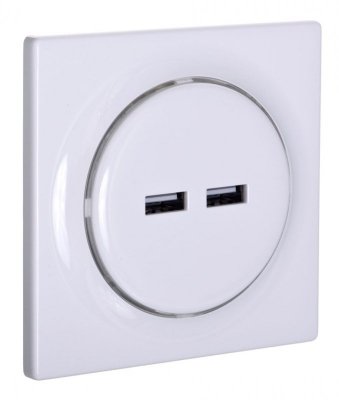 FIBARO  Gniazdo USB Walli N USB Outlet FGWU-021