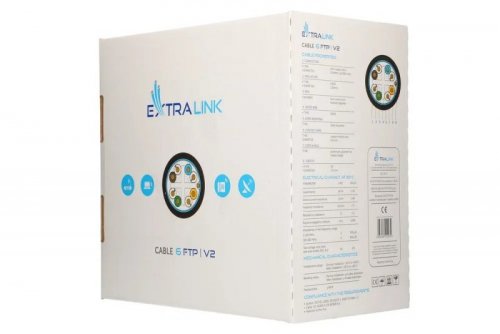EXTRALINK KABEL SIECIOWY KAT.6 FTP (F/UTP) 305M