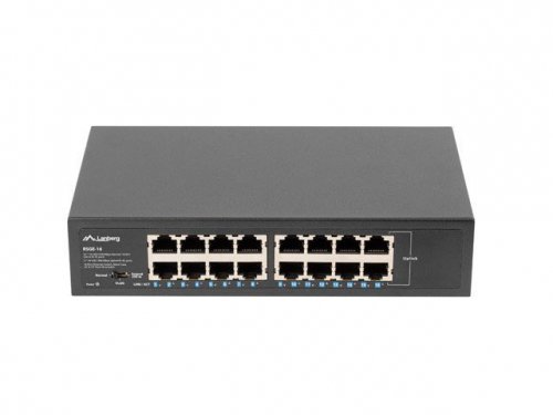LANBERG SWITCH RSGE-16 RACK 10&quot;/19&quot; (16-PORT, 1GB)