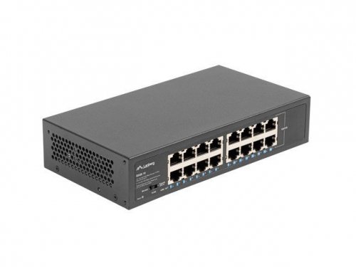 LANBERG SWITCH RSGE-16 RACK 10&quot;/19&quot; (16-PORT, 1GB)