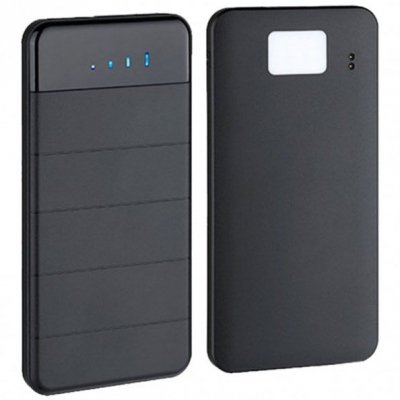 POWERNEED SKŁADANY PANEL SOLARNY Z POWER BANKIEM PV 6W 8000MAH LI-POLY 2X USB 2A CZARNY ES8000B