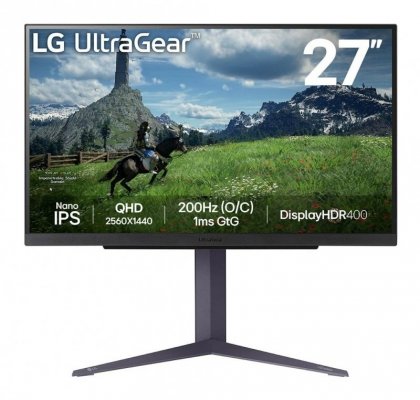 MONITOR LG LED 27&quot; 27GS85Q-B 180Hz