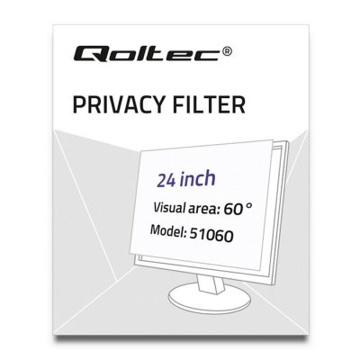 QOLTEC FILTR PRYWATYZUJĄCY RODO 24&quot; (16:10)
