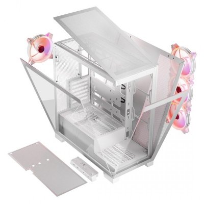 MODECOM OBUDOWA VOLCNO SPACE APEX ARGB MIDI WHITE