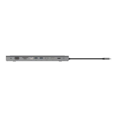 Hub Belkin Connect USB-C 11-in-1 Multiport Dock 1x4k HDMI/1xDisplayPort/1xVGA/3xUSB-A/1xUSB-C PD/1xRJ45 Gigabit/1xSD Card reader
