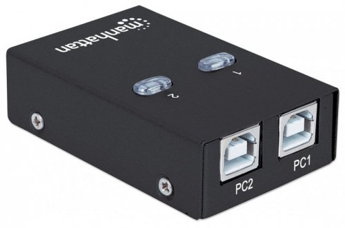 MANHATTAN AUTOMATYCZNY PRZEŁĄCZNIK USB 2.0 2/1 MAN