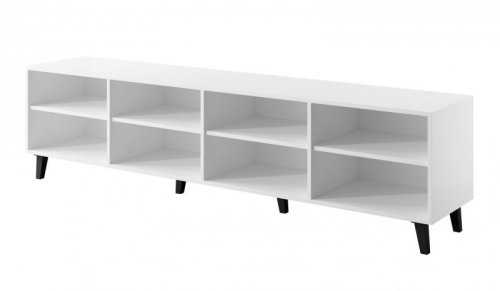Szafka RTV ASTI 200x42x52 biały mat