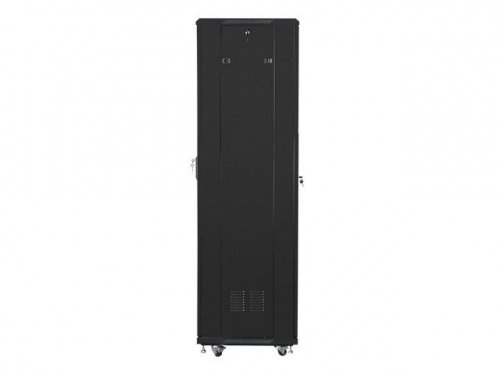 Szafa jednosekcyjna, zamykana na zamek Lanberg FF01-6642-12B (42U; 19&#039;&#039;; 2050mm / 600mm / 600 mm; stojąca; Pełne, Szkl