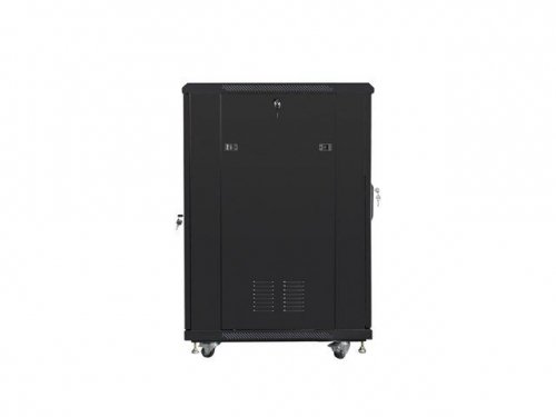 Szafa rack Lanberg FF01-6822-12B (22U; 19&#039;&#039;; 1160 mm / 600mm / 800 mm; stojąca; Szklane; 800 kg; kolor czarny)