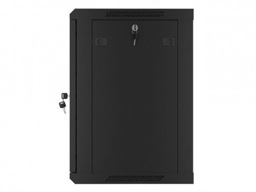 LANBERG SZAFA WISZĄCA RACK 19&quot; 12U 600X450 DRZWI METALOWE CZARNA (FLAT PACK) WF01-6412-00B