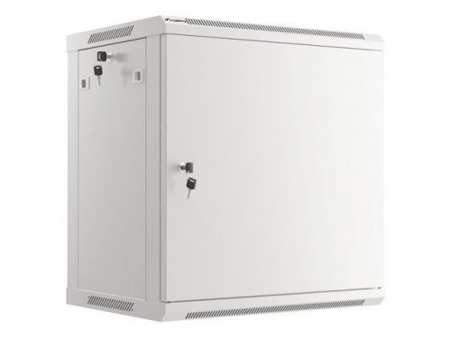 LANBERG SZAFA WISZĄCA RACK 19&quot; 12U 600X450 DRZWI METALOWE SZARA (FLAT PACK) WF01-6412-00S