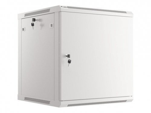 LANBERG SZAFA WISZĄCA RACK 19&quot; 12U 600X600 DRZWI METALOWE SZARA (FLAT PACK) WF01-6612-00S