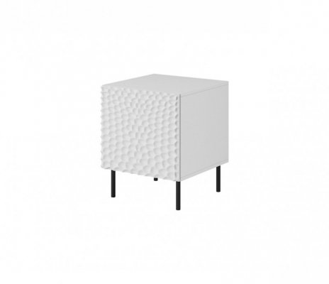Szafka nocna HOLE 2szt. 44x40,5xH53,5 biały mat