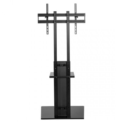 MACLEAN PROFESJONALNY NOWOCZESNY STAND DO TELEWIZORA Z PÓŁKĄ MAX 40KG MAX VESA 600X400 MC-865