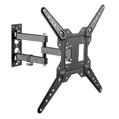 MACLEAN UCHWYT DO TV LUB MONITORA, UNIWERSALNY, MAX VESA 400X400, 23-55&quot;, 30KG, CZARNY MC-701N
