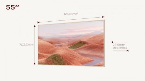 Telewizor TCL NXTFrame 55A300W QLED 55&#039;&#039; 4K Ultra HD 144Hz Google TV Dolby Vision IQ Biały