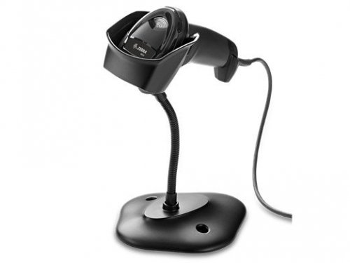 Czytnik kodów kreskowych  2D ZEBRA DS2208-SR7U2100SGW czarny/kabel/podstawka