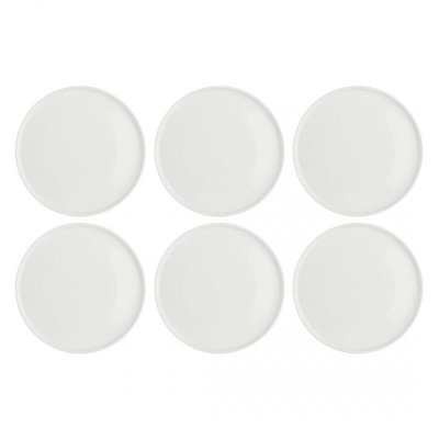 Zestaw 6 talerzy obiadowych Essenziale Gourmet - Biały, 26 cm