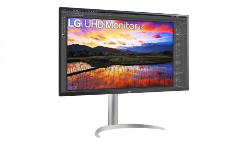 LG 32UP55NP-W monitor komputerowy 80 cm (31.5&quot;) 3840 x 2160 px 4K Ultra HD Biały