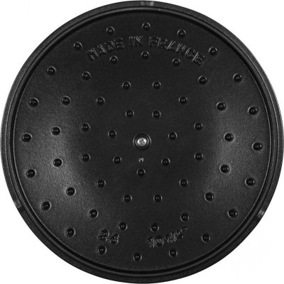 Zestaw 3 naczyń żeliwnych z pokrywką Staub - 24 cm, Czerwony