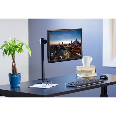 Techly ICA-LCD 503BK uchwyt / stojak do monitorów 81,3 cm (32&quot;) Biurko Czarny