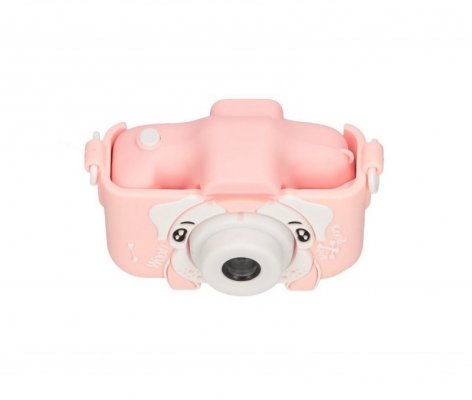 Aparat cyfrowy Extralink Kids Camera H28 Dual Różowy 1080P 30fps, wyświetlacz 2.0&quot;
